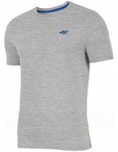 4F T-shirt męski S jasnoszary